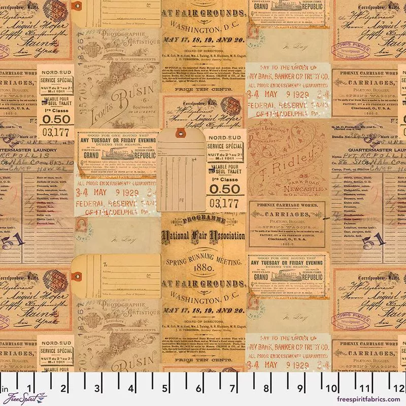 orange-ephemera-tim-holtz-eclectic-elements-palette-1-4-yard Orange Ephemera //Tim Holtz Eclectic Elements – Palette – (1/4 yard)