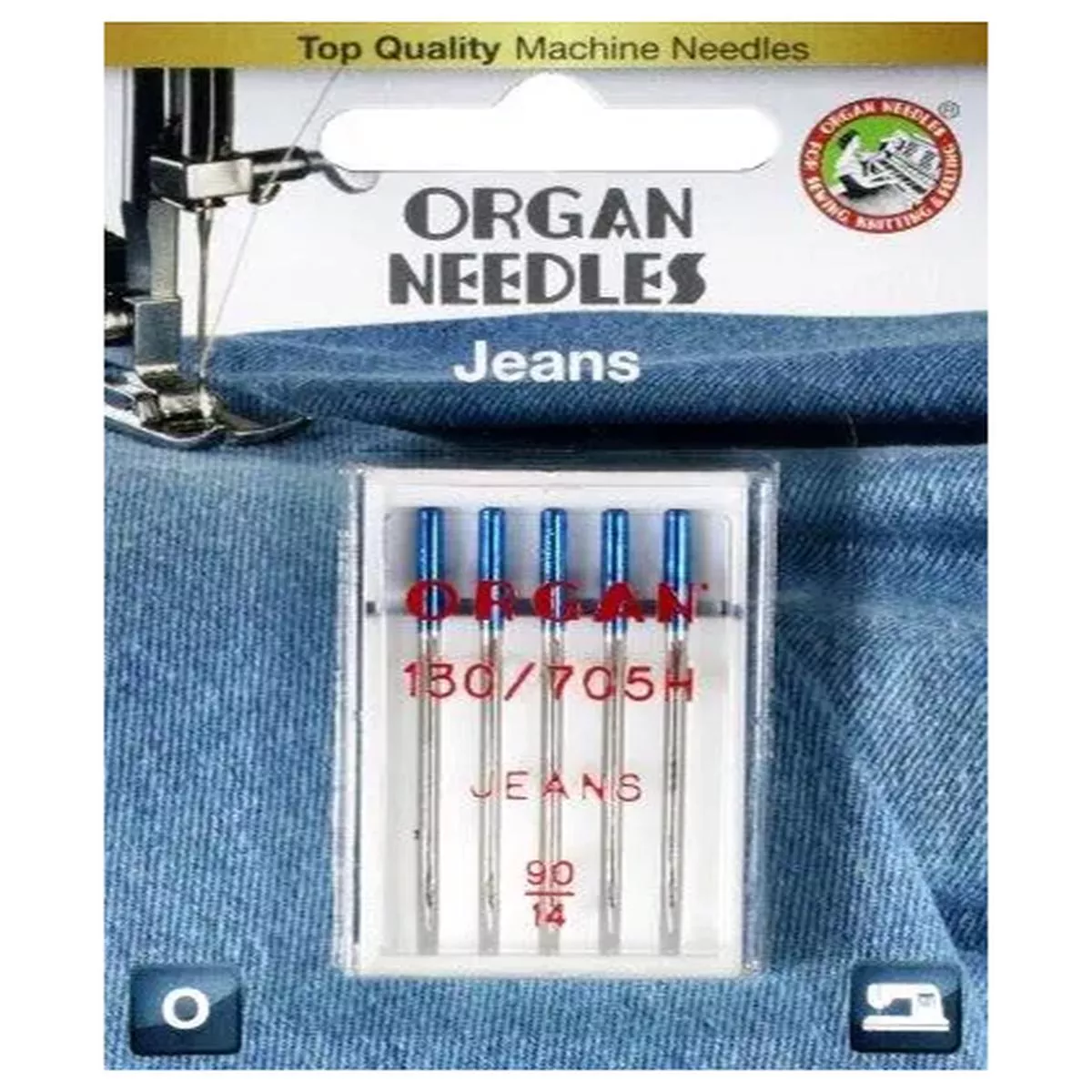 Organ 5pk Jeans / Denim Machine Needles