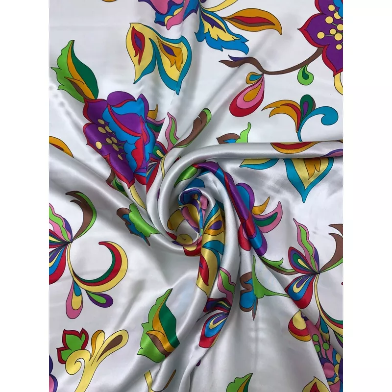 oriental-floral-printed-silk-charmeuse-ice-multicolor Oriental Floral Printed Silk Charmeuse – Ice / Multicolor