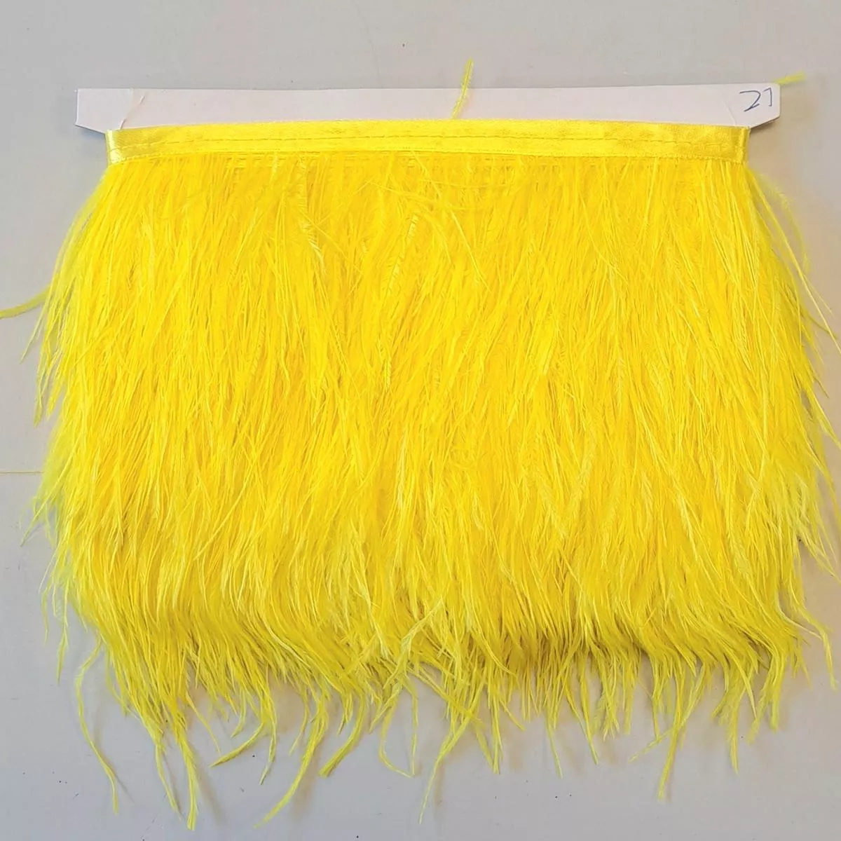 ostrich-feather-trim-yellow Ostrich Feather Trim – Yellow