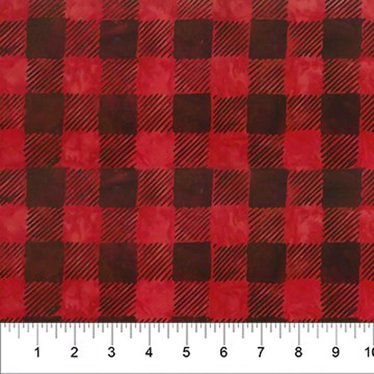 Outdoor Adventure Mocha Red & Black Buffalo Batik