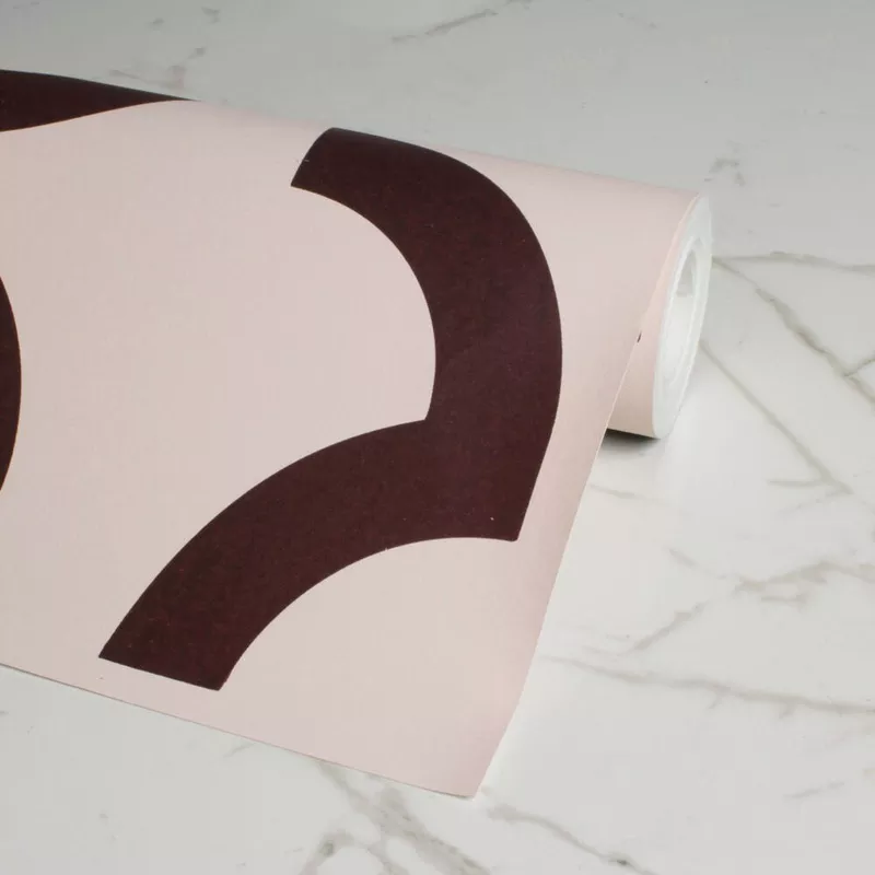 Overscale Contour Rosate Wallcovering