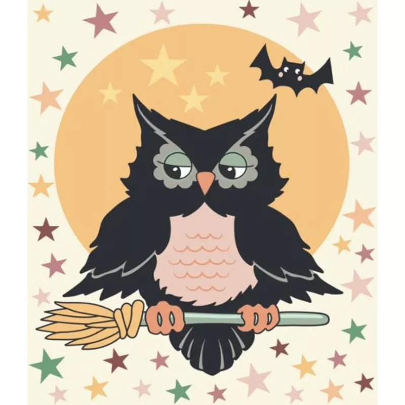 OWL O WEEN panel 36″x43″