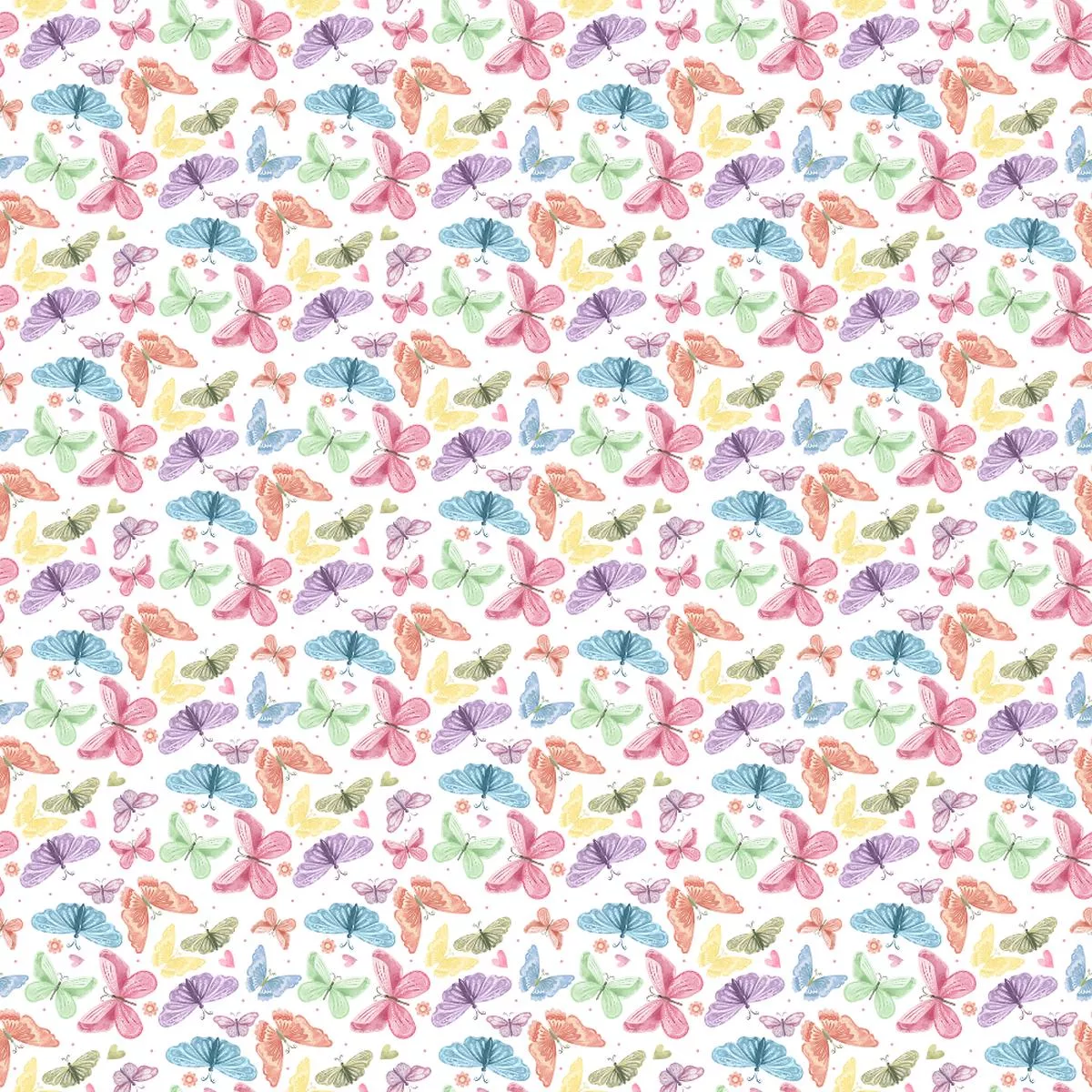 packed-butterflies-fabric-white Packed Butterflies Fabric – White