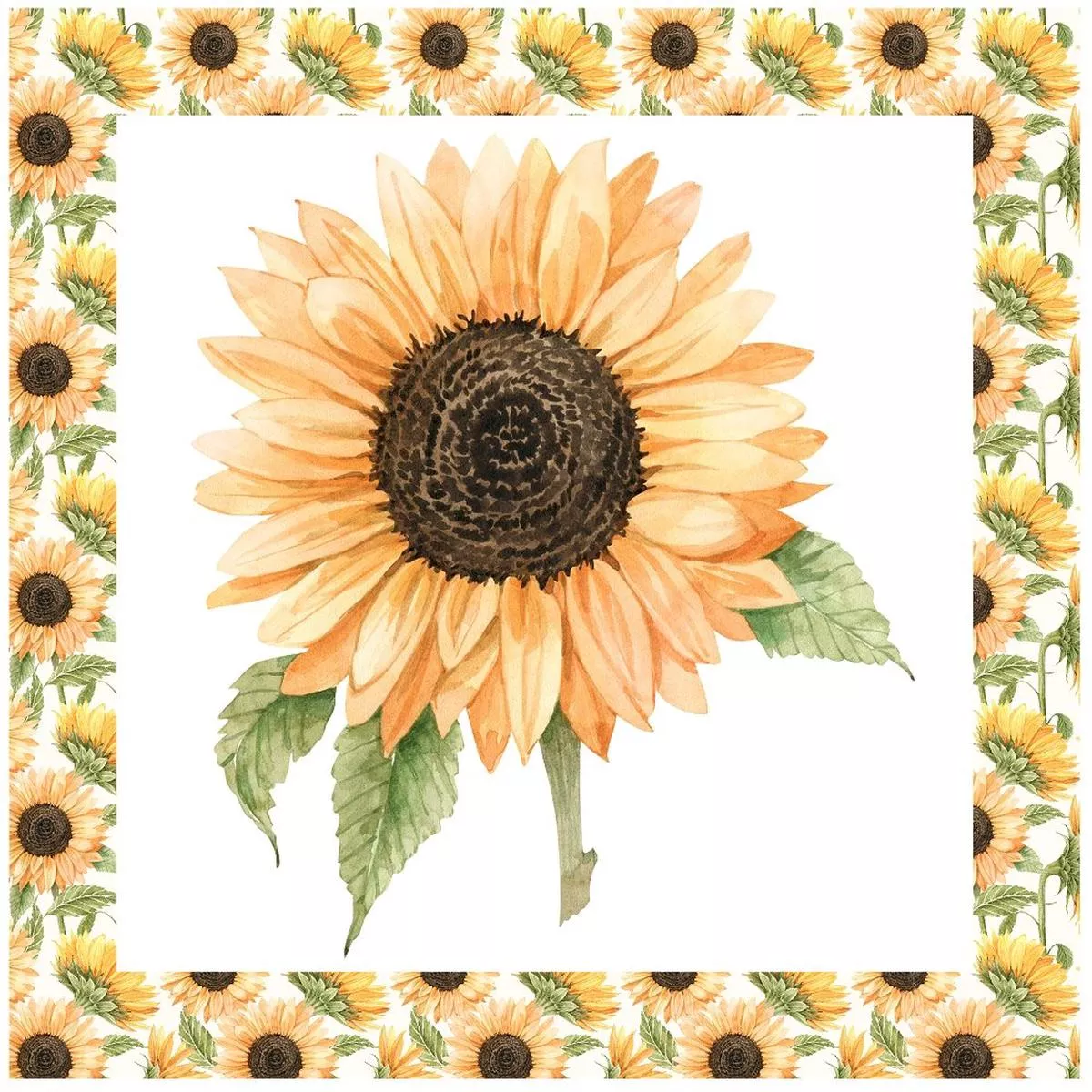 painted-sunflowers-pillow-panels Painted Sunflowers Pillow Panels