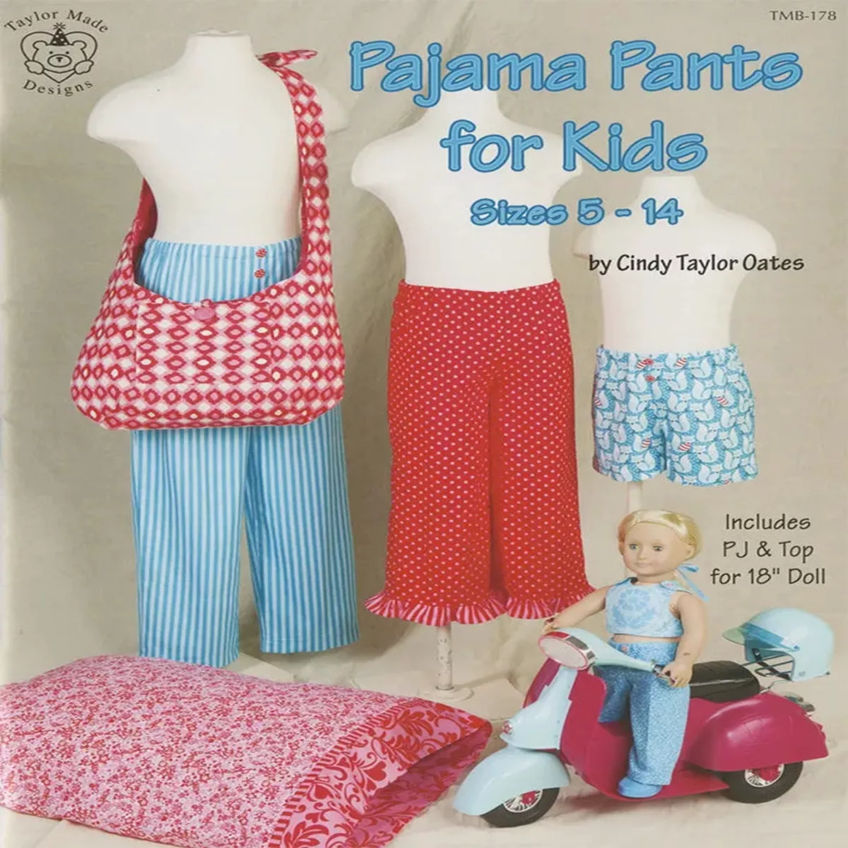pajama-pants-kids-dolls-pattern-book Pajama Pants for Kids & Dolls-Pattern Book