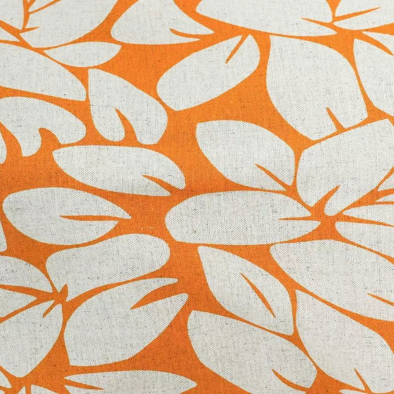 palma-foliage-print-orange-natural Palma Foliage Print Orange / Natural