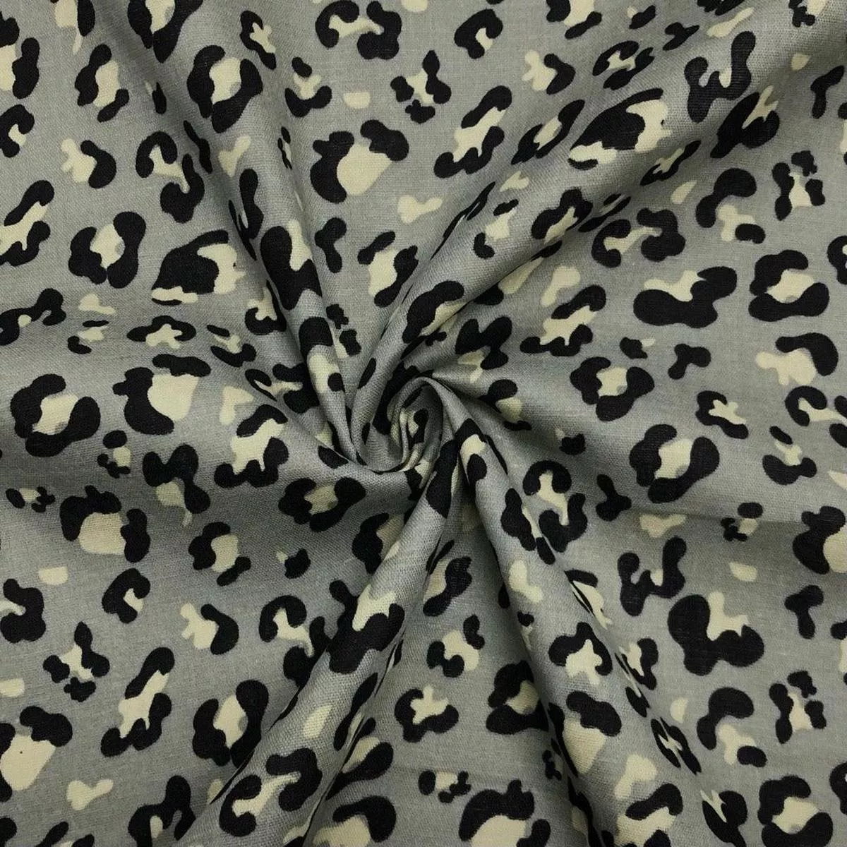 panther-on-taupe-flat-double-gauze-fabric-seconds Panther on Taupe Flat Double Gauze Fabric- SECONDS