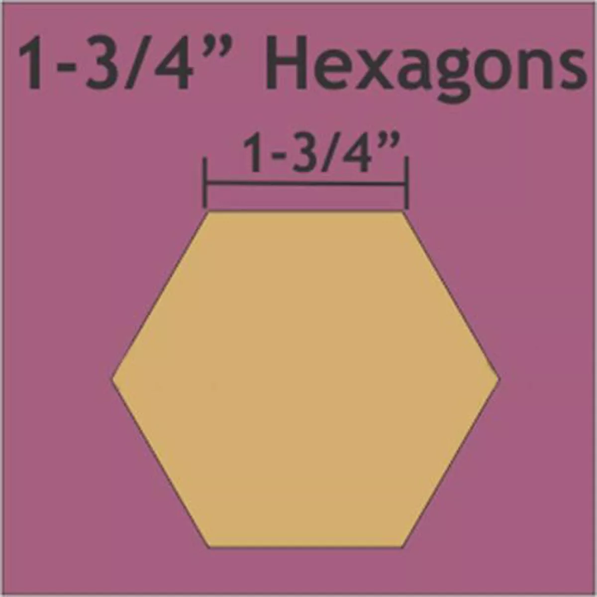 Paper Pieces Hexagon 1.75″ Piecing Paper 50pc HEX175
