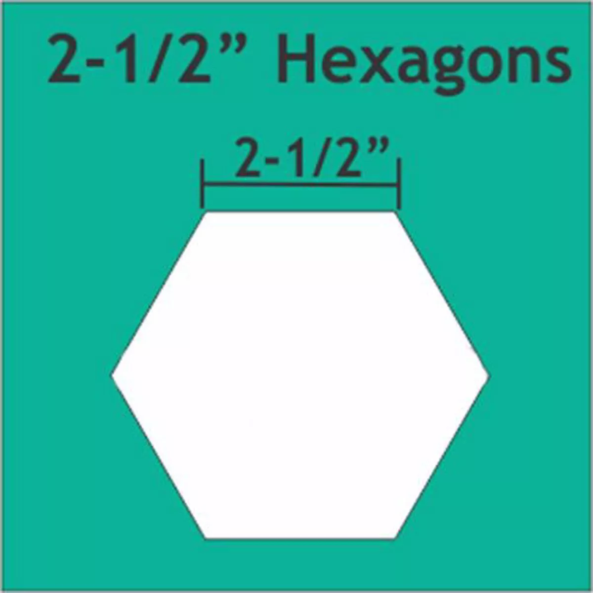 Paper Pieces Hexagon 2.5″ Piecing Paper 24pc HEX250