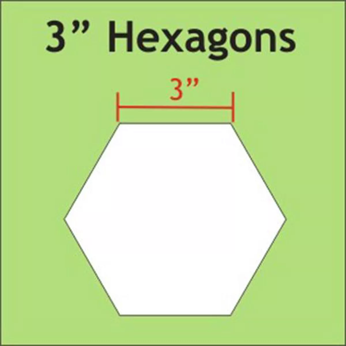 Paper Pieces Hexagon 3″ Piecing Paper 25pc HEX300