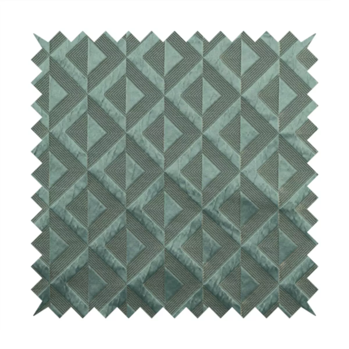 paradise-geometric-pattern-in-green-upholstery-fabric-ctr-2519 Paradise Geometric Pattern In Green Upholstery Fabric CTR-2519