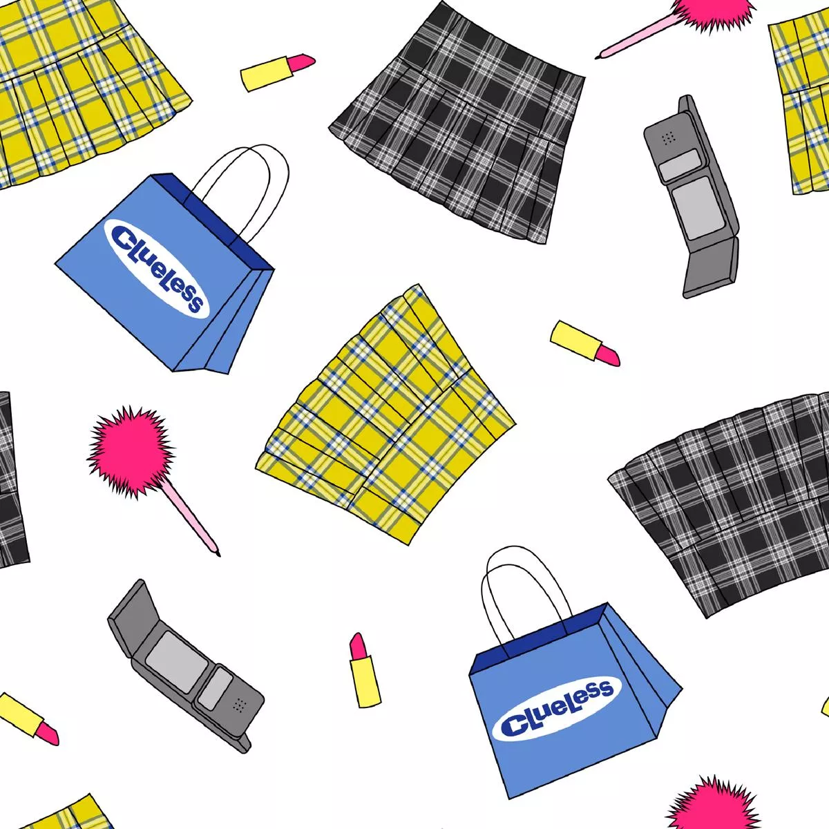 paramount-clueless-totally-plaid-90s-icon-fabric Paramount Clueless – Totally Plaid – 90s Icon Fabric