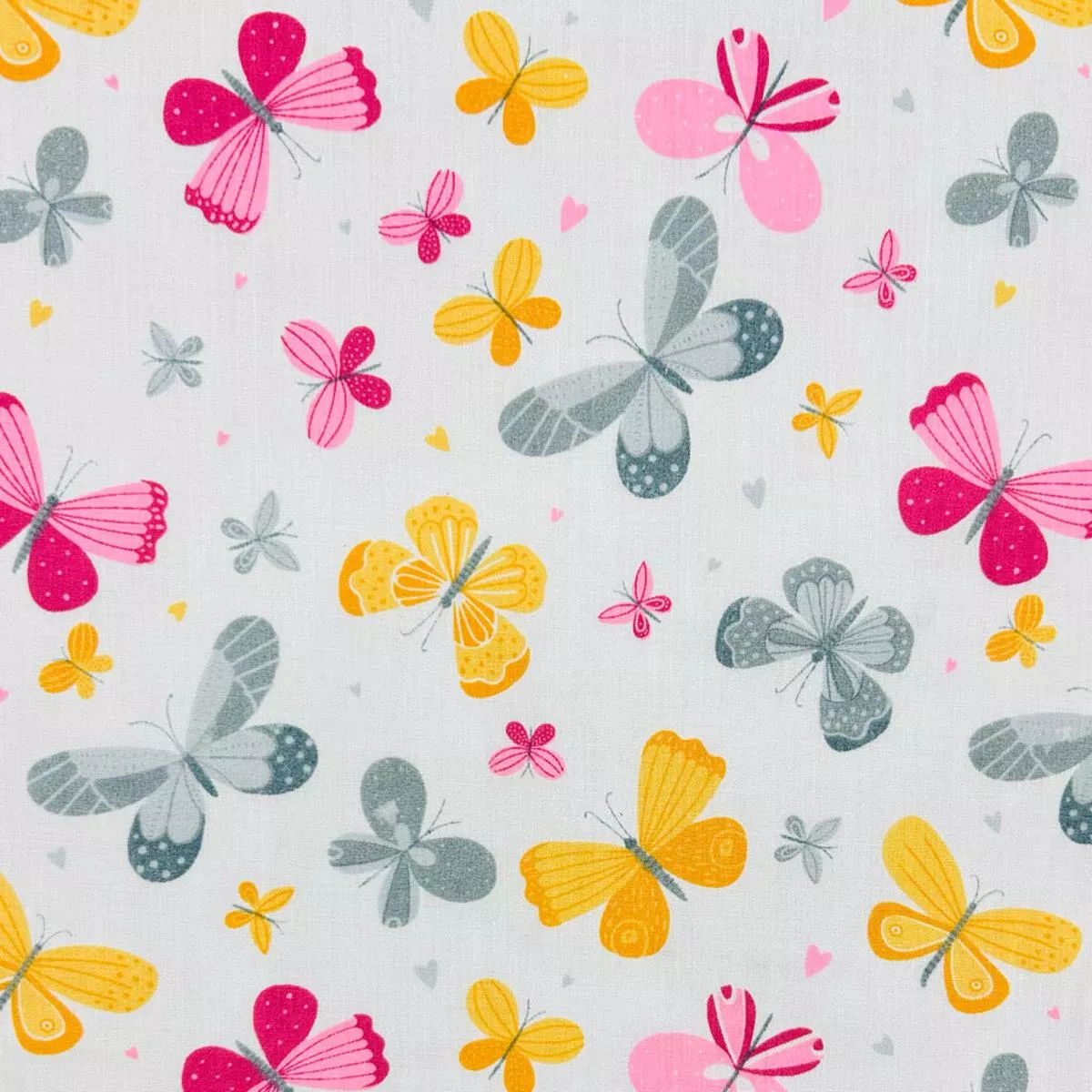 pastel-butterflies-polycotton-fabric Pastel Butterflies Polycotton Fabric