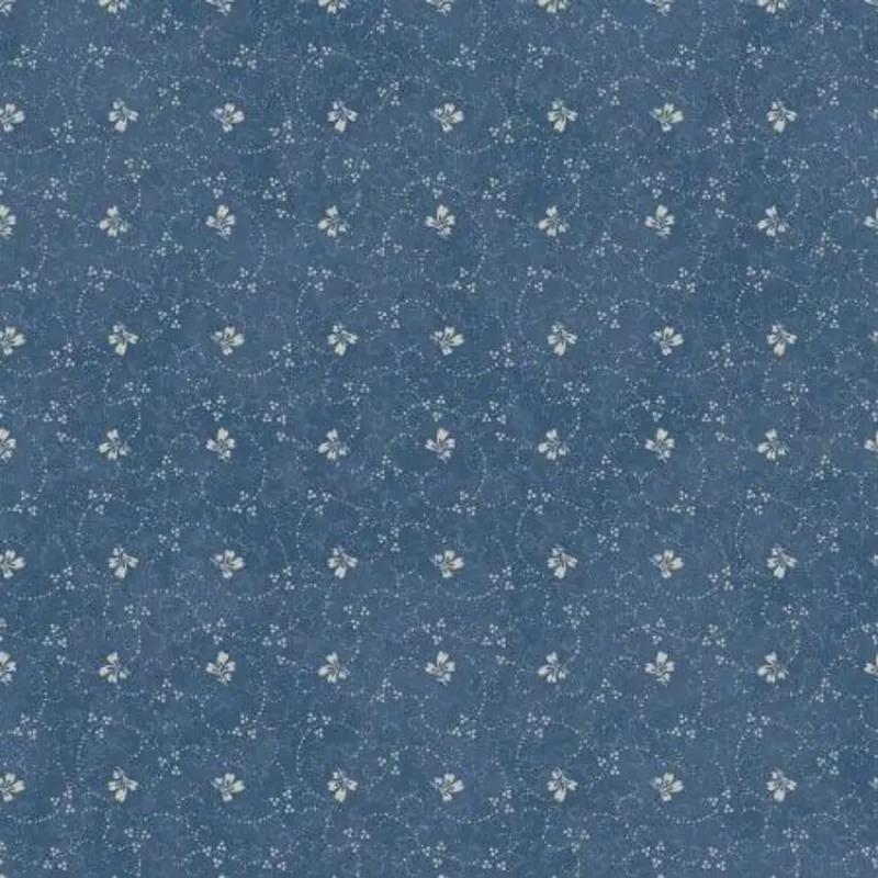 Patchwork Blue Blue Leaf 10932-B