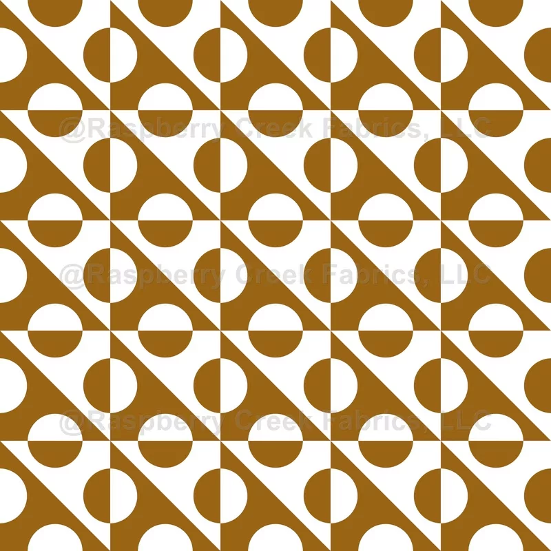 Pattern Of Circles, Pattern Of Squares, Dotted Pattern, Orange Gold and White