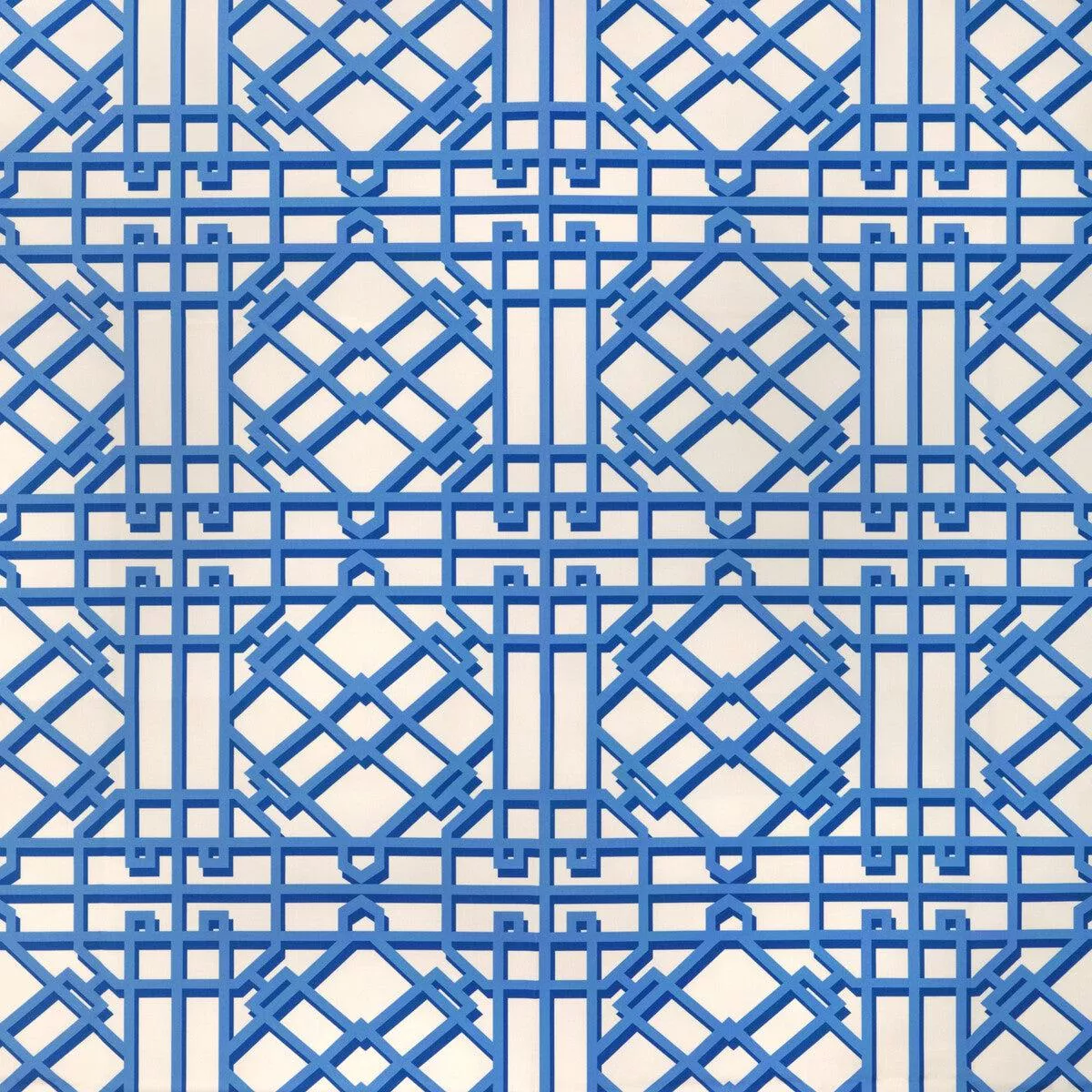 Pavilion Trellis Delft Fabric