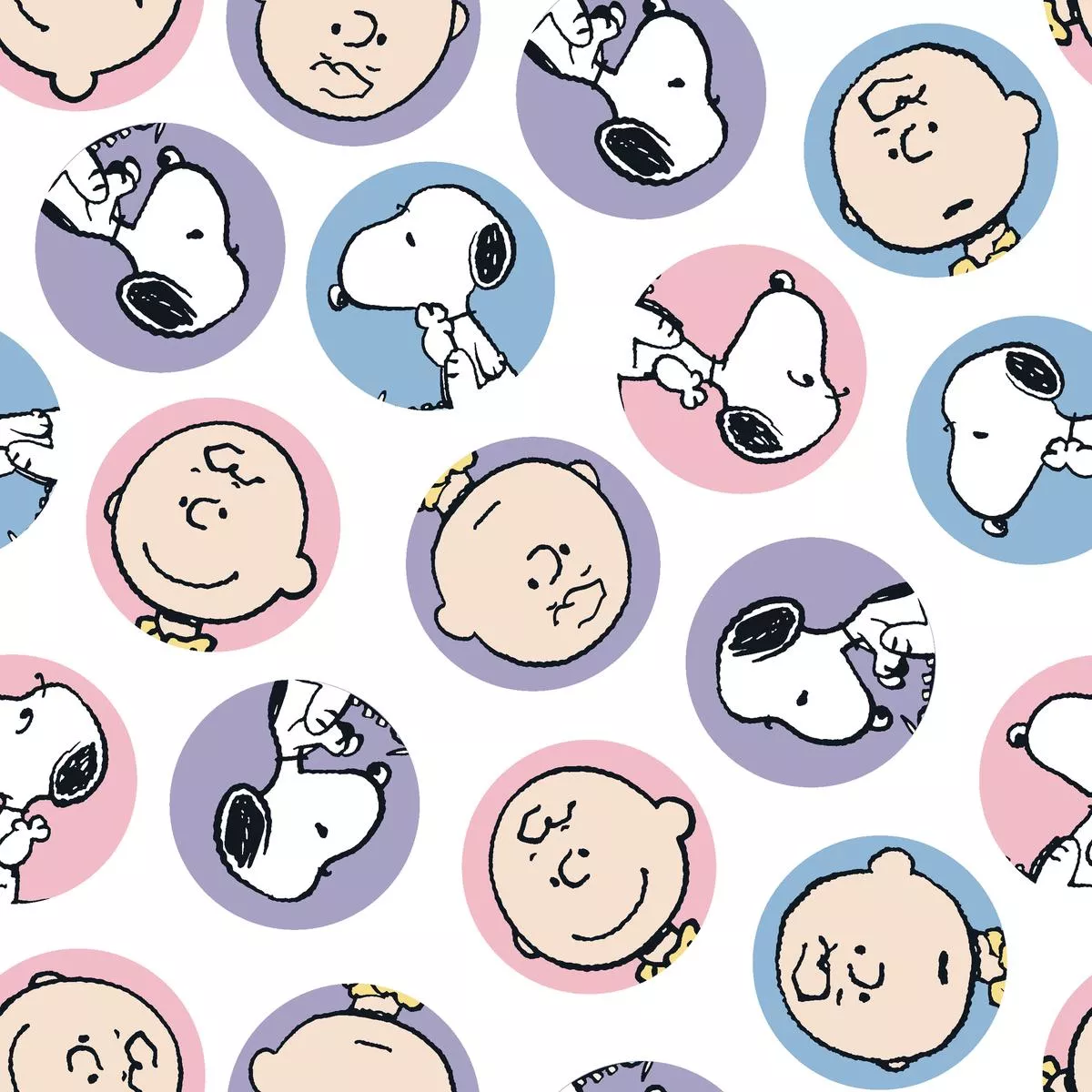 peanuts-charlie-brown-snoopy-spotlights-fabric Peanuts Charlie Brown & Snoopy Spotlights Fabric