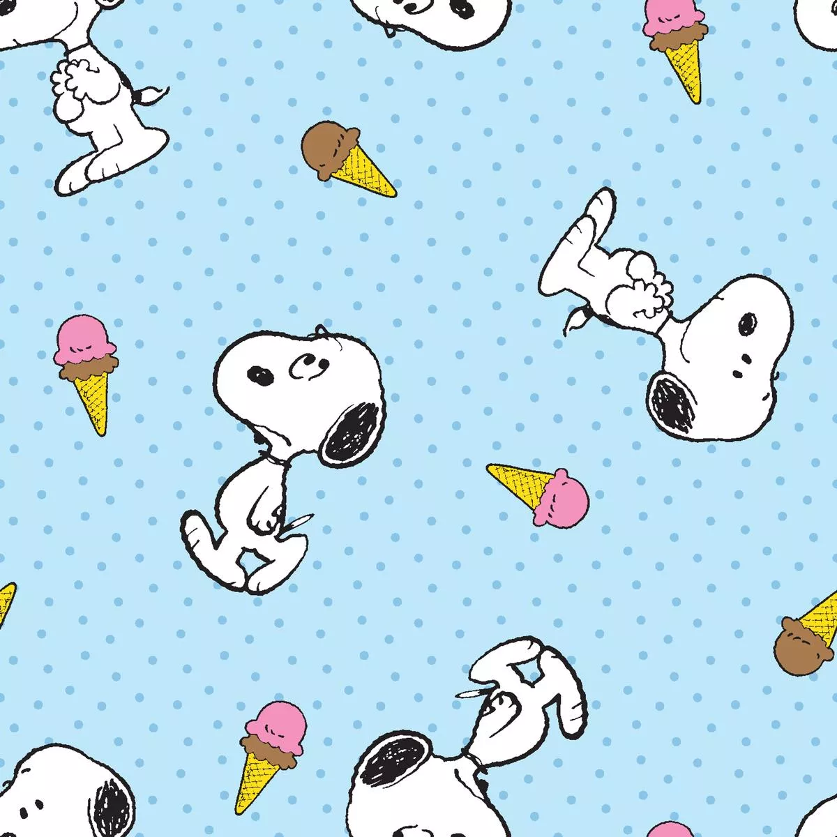 Peanuts Snoopy Cone Zone Fabric