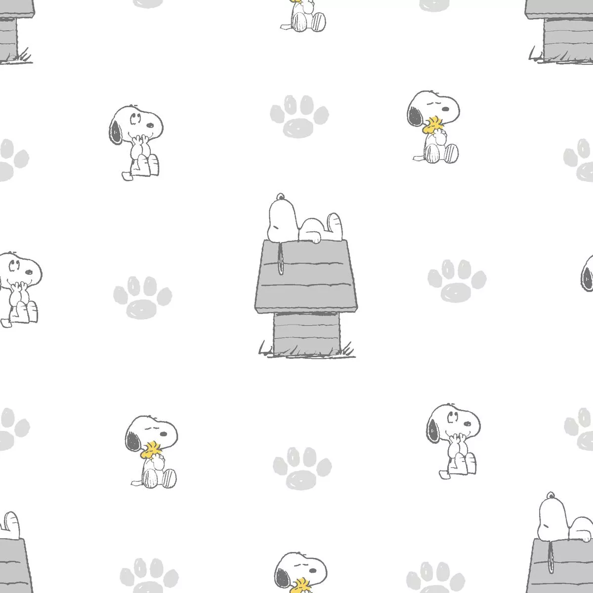 peanuts-snoopy-dog-house-fabric Peanuts Snoopy Dog House Fabric