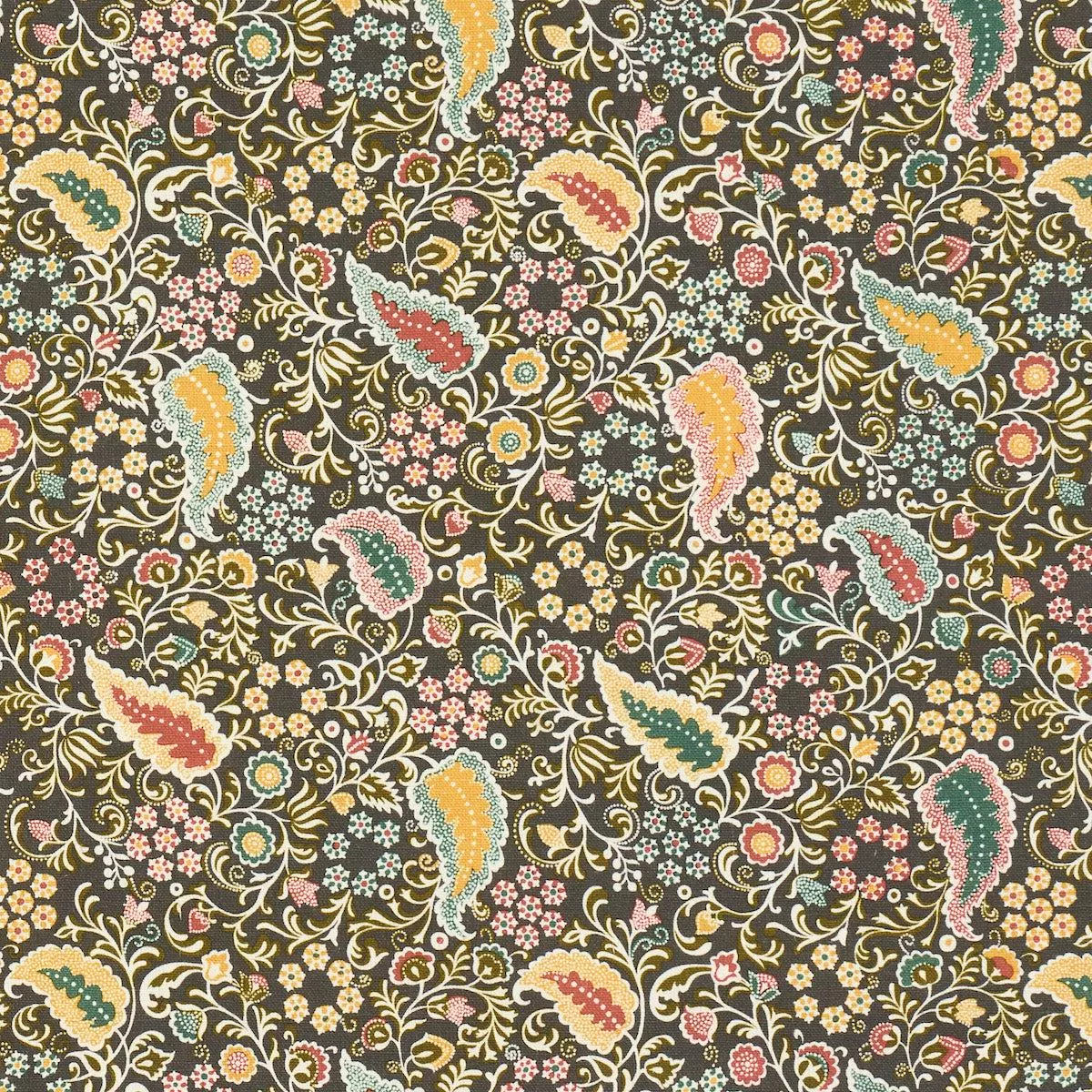 peggy-paisley-graphite-fabric Peggy Paisley Graphite Fabric