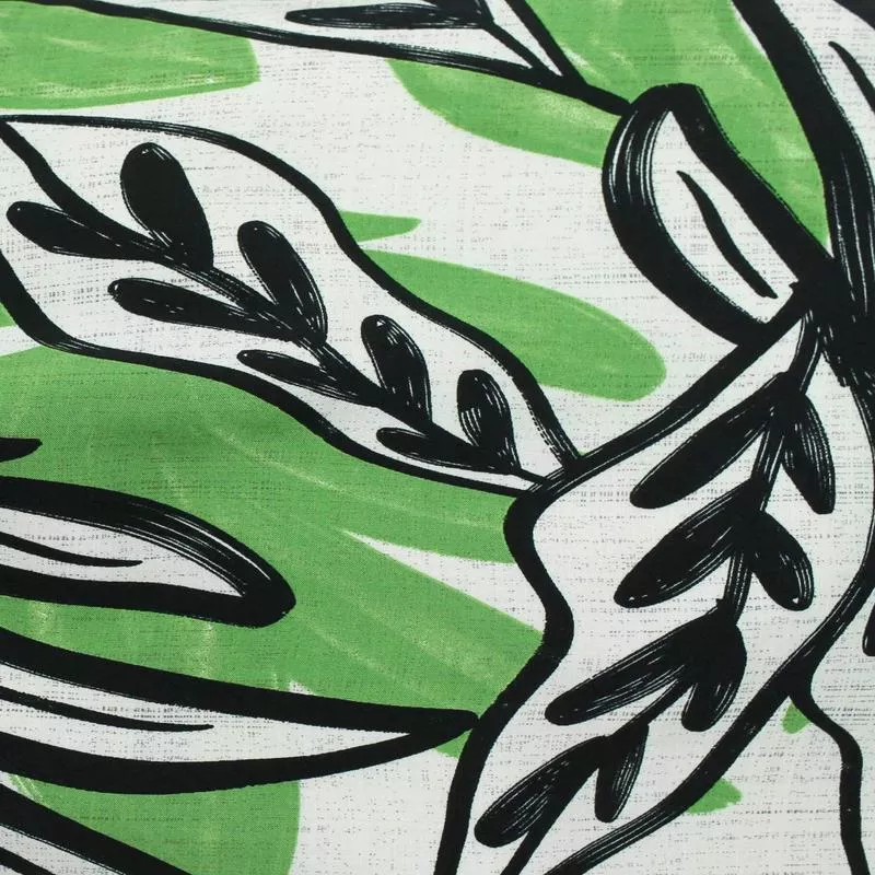 Picasso Foliage Poplin Apple / Ecru