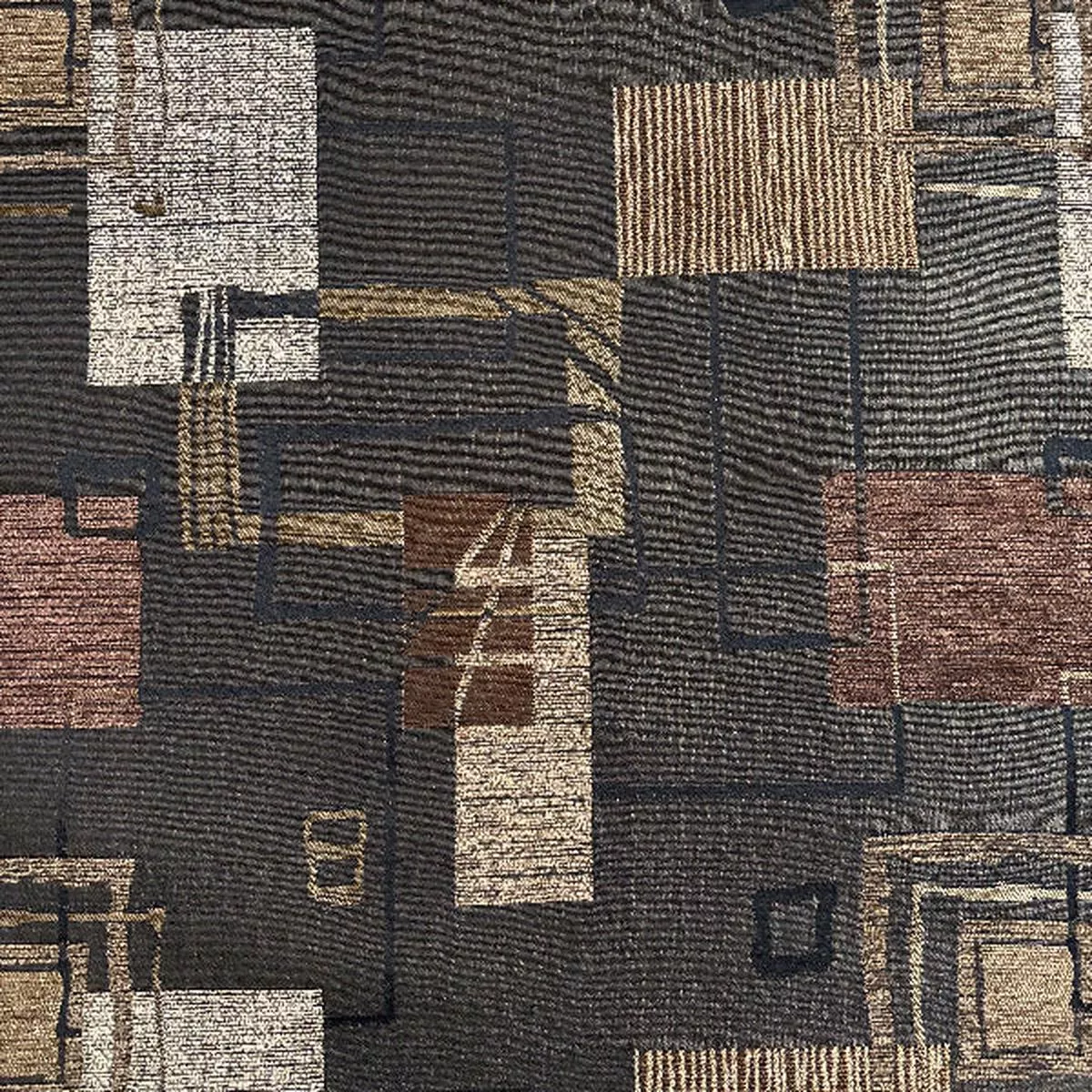 picasso-square-chocolate-upholstery-fabric Picasso Square Chocolate Upholstery Fabric