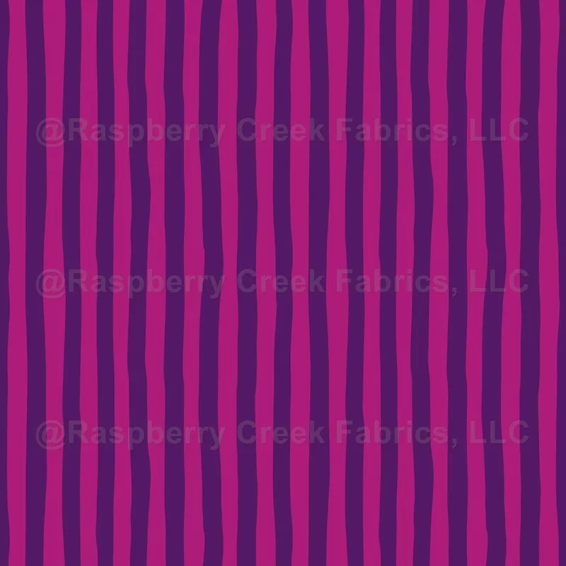 Pink & Purple Wonky Stripes
