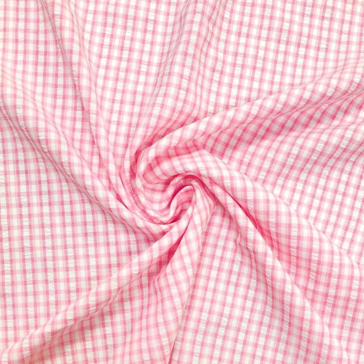 pink-white-checkered-polyester-fabric-2-2-metres-2 Pink and White Checkered Polyester Fabric #2 – 2 metres for 2