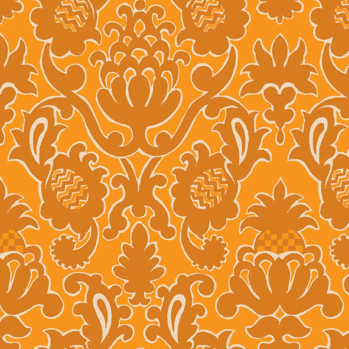 pistachio-manor-on-gold-fabric Pistachio Manor on Gold Fabric