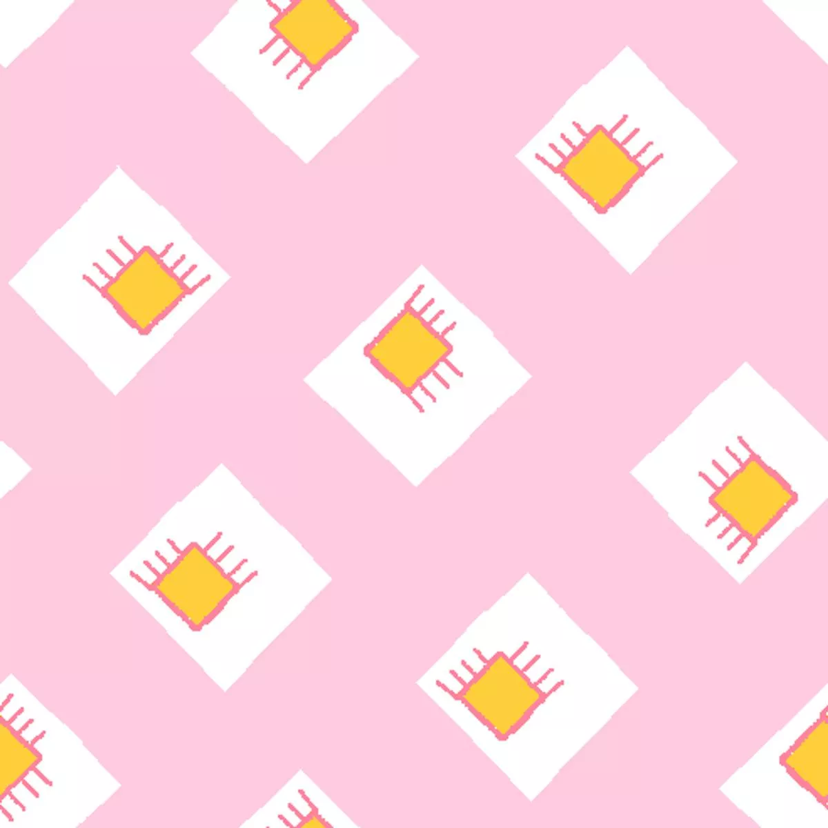 pixel-party-pink-geometric-fabric Pixel Party – Pink Geometric Fabric