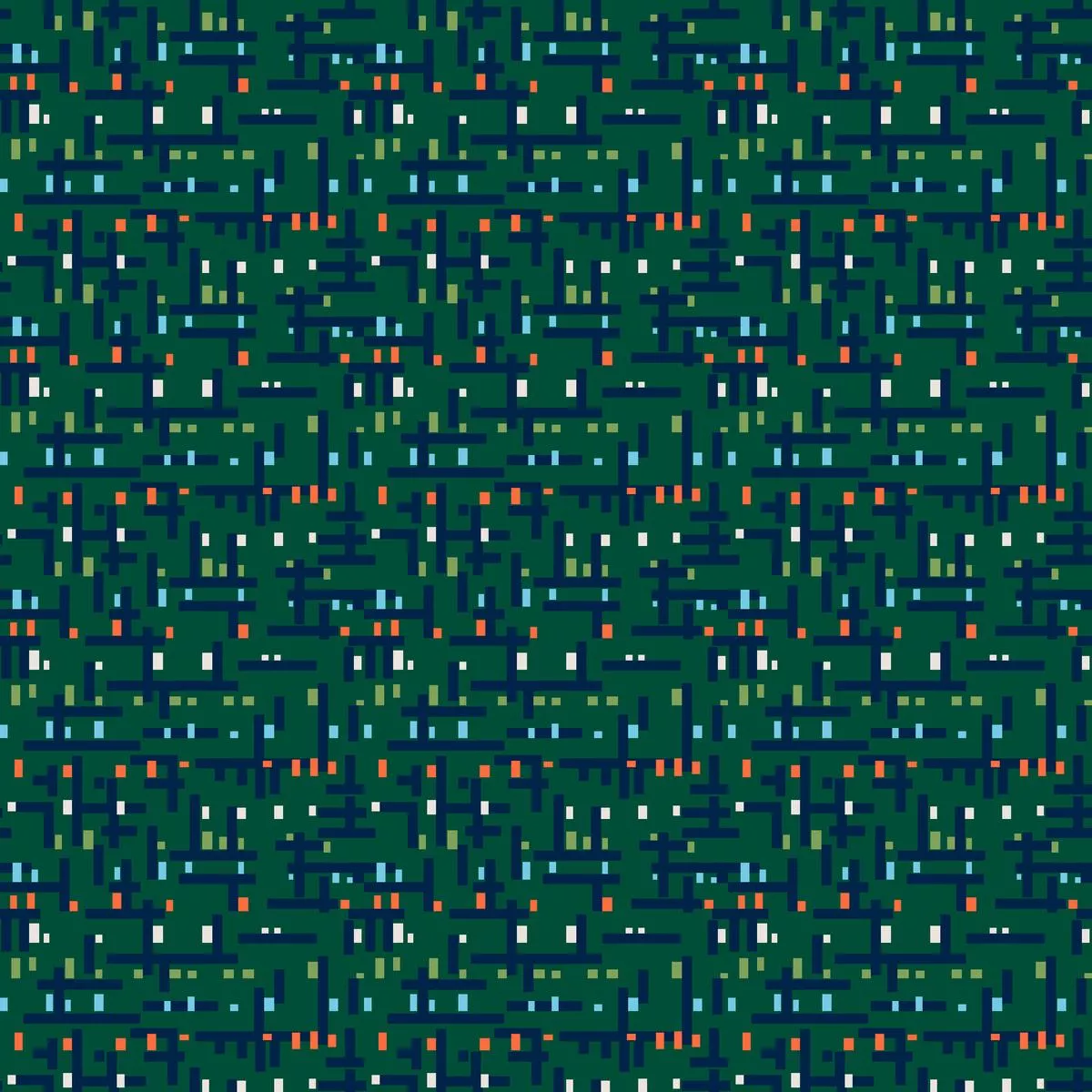pixel-stitch-on-hunter-pop-fabric Pixel Stitch on Hunter Pop Fabric