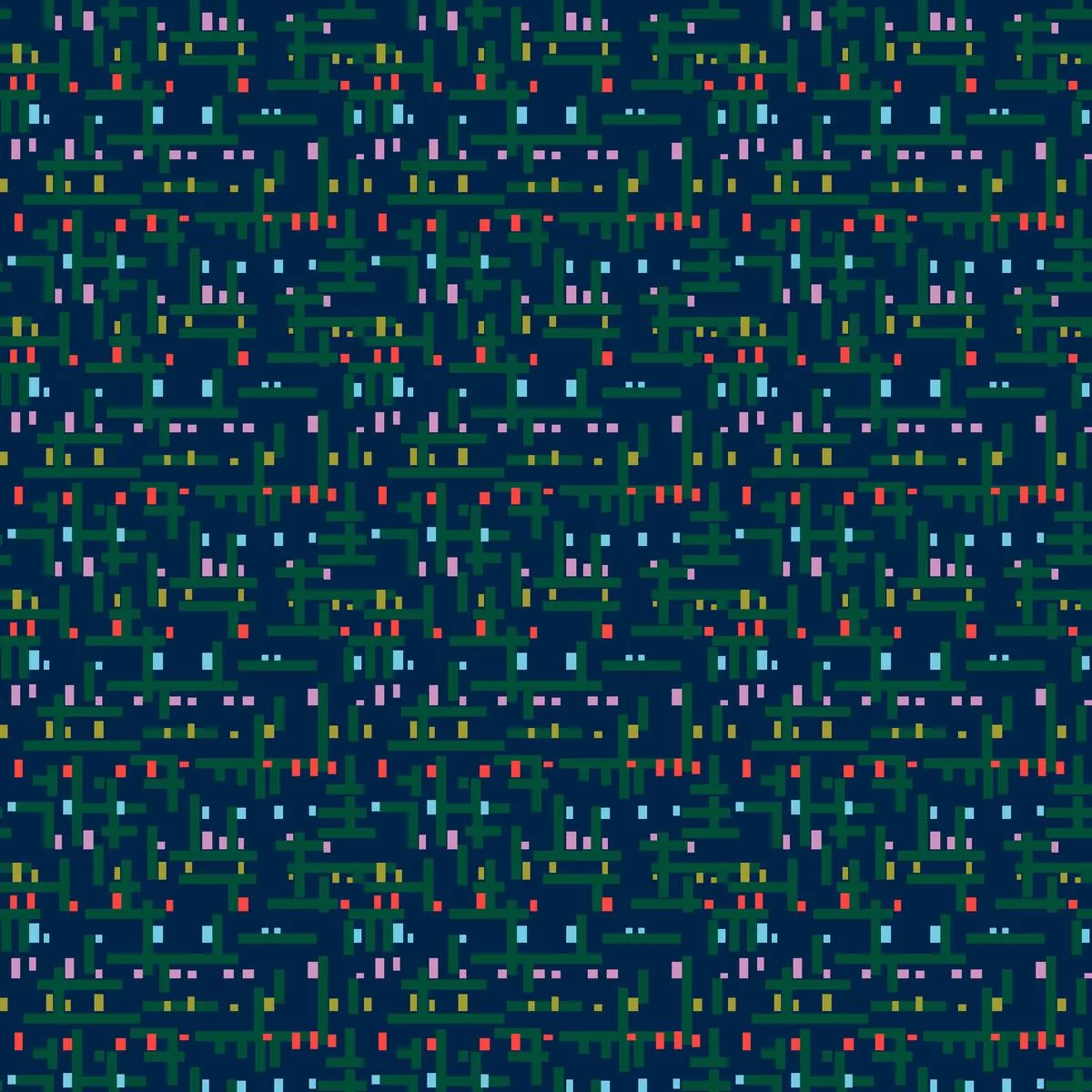 pixel-stitch-on-navy-fabric Pixel Stitch on Navy Fabric