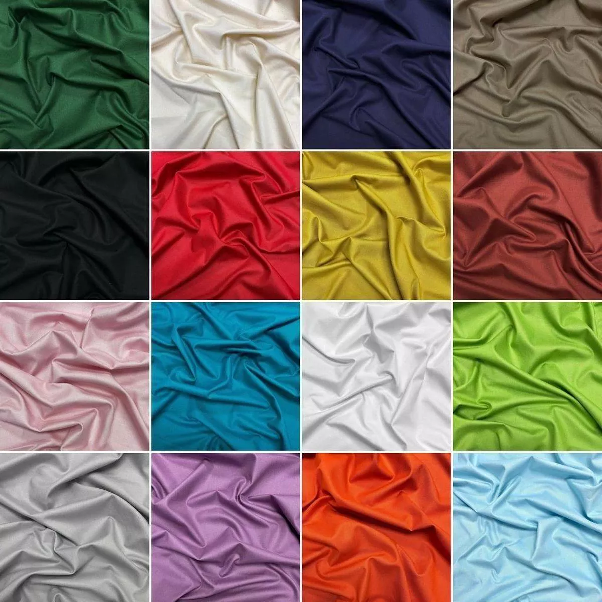 Plain Soft Cotton Canvas Fabric – Full 12m Bolt