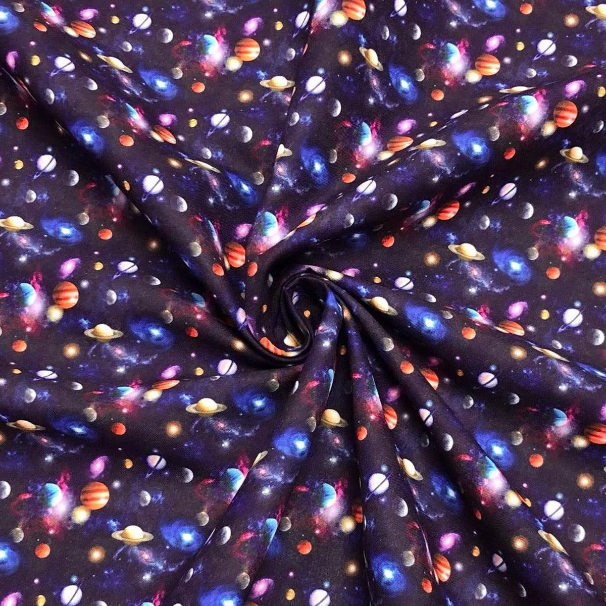 planets-galaxies-cotton-touch-polyester-fabric Planets and Galaxies Cotton-Touch Polyester Fabric