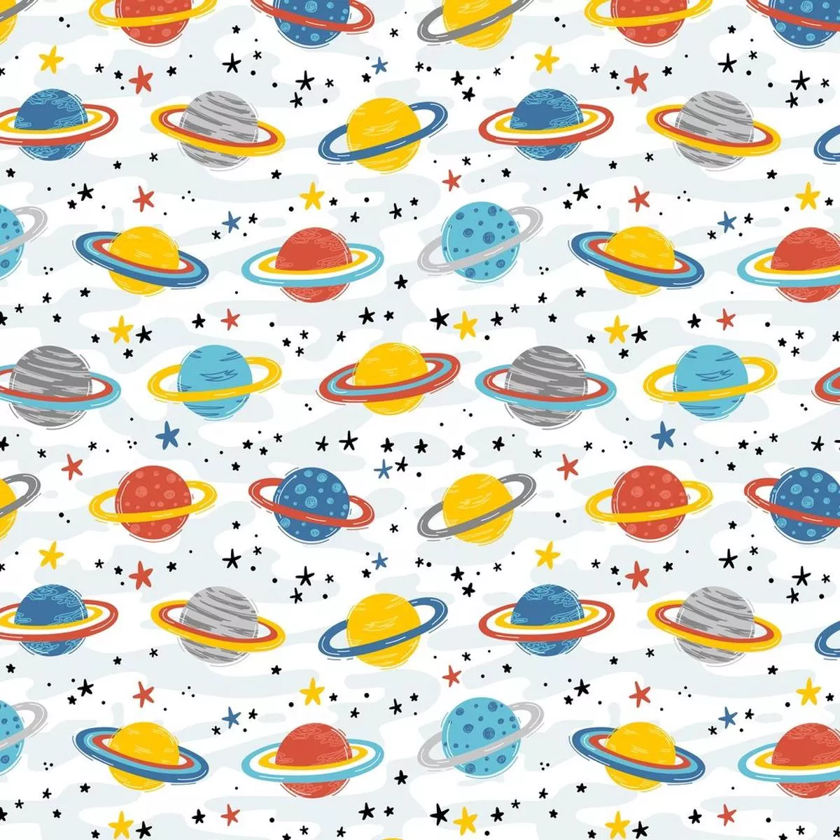 planets-stars-fabric-white Planets & Stars Fabric – White
