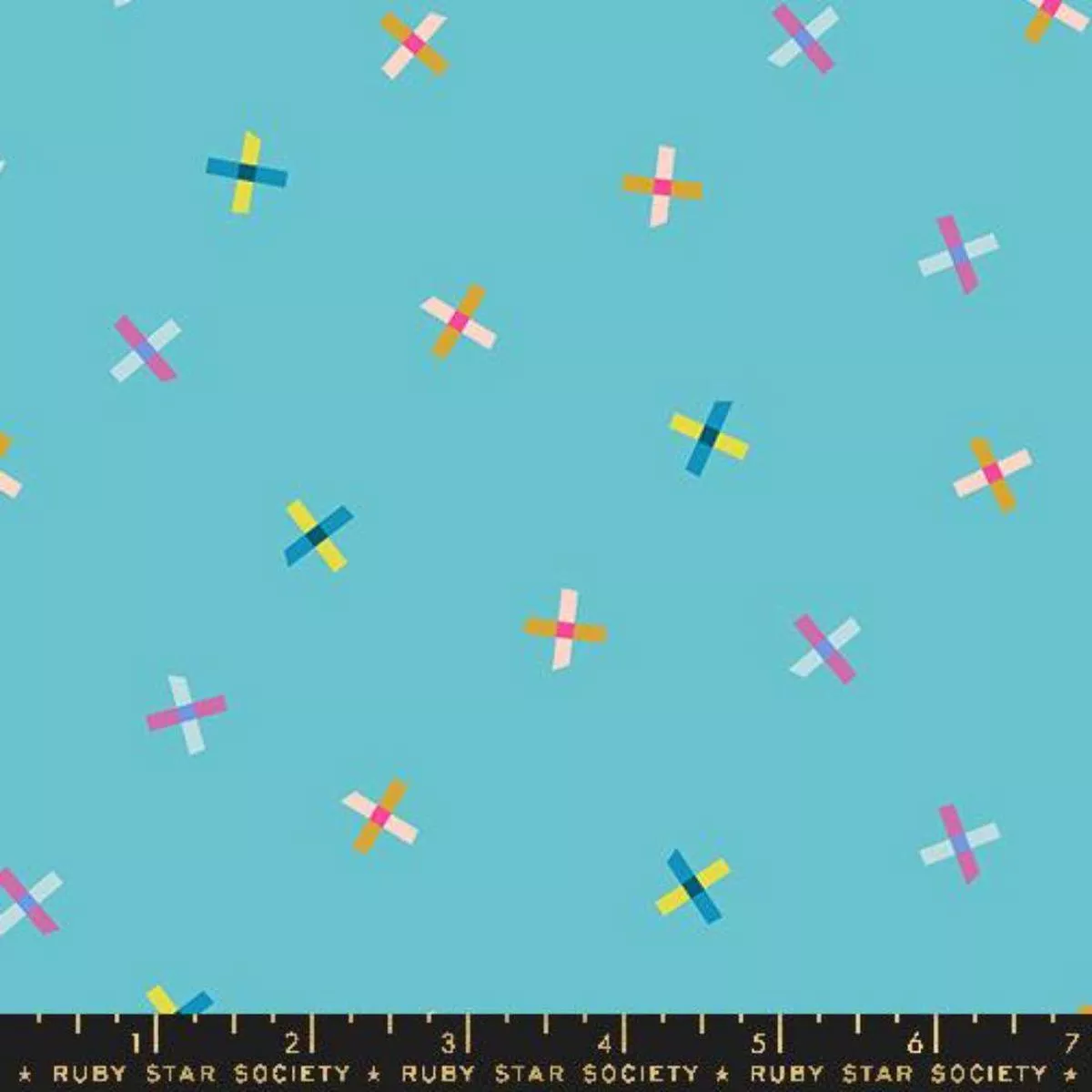 plus-signs-turquoise-by-ruby-star-society Plus Signs Turquoise by Ruby Star Society