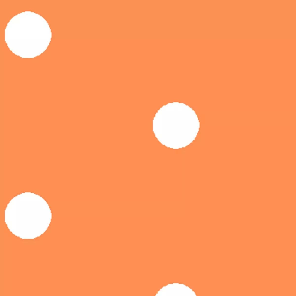 polka-play-orange-fabric Polka Play, Orange Fabric