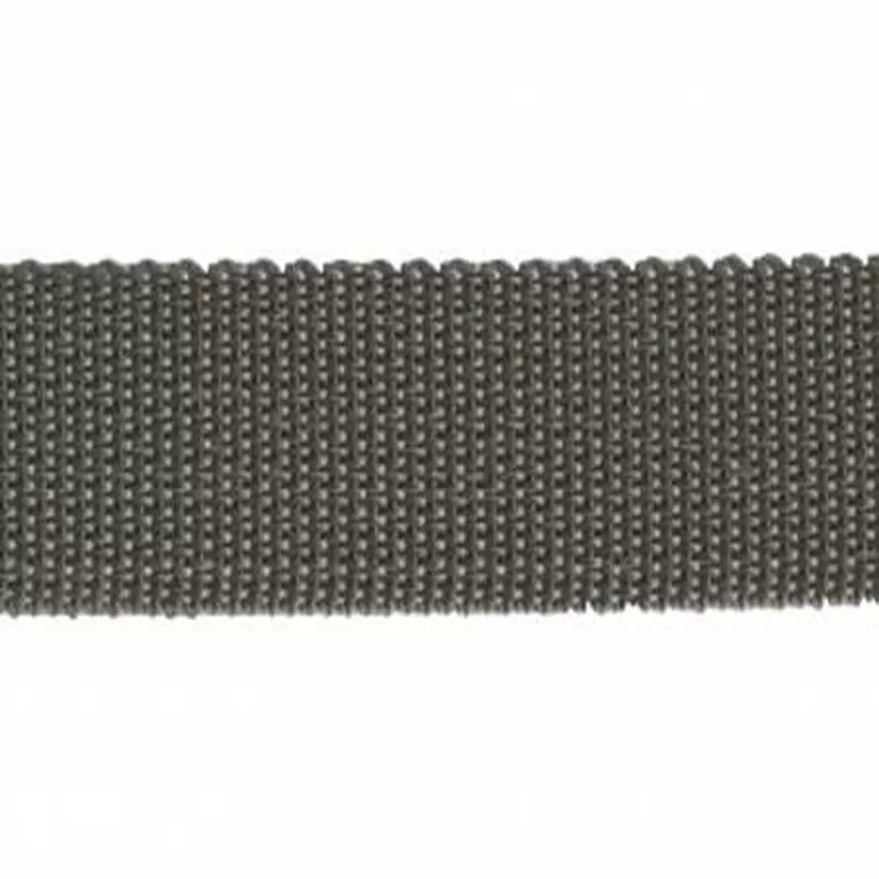 Polyester Webbing – Smoke Gray 1″