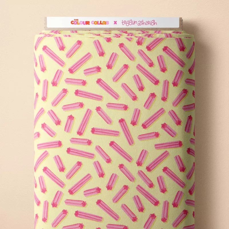 Preorder Fabric: Musk Sticks (Yellow)