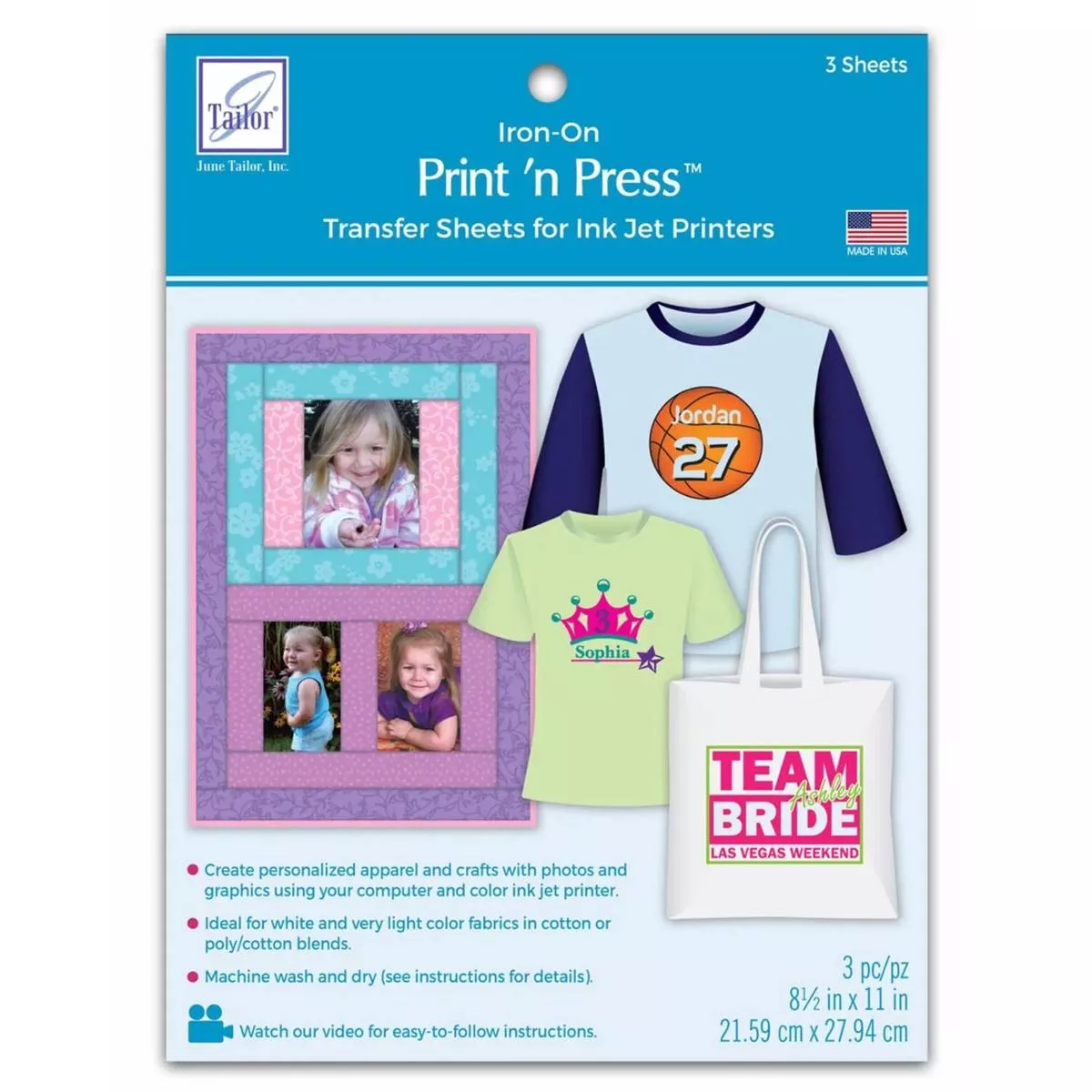 print-n-press-transfer-sheets-3pk-june-tailor Print n Press Transfer Sheets 3pk, June Tailor