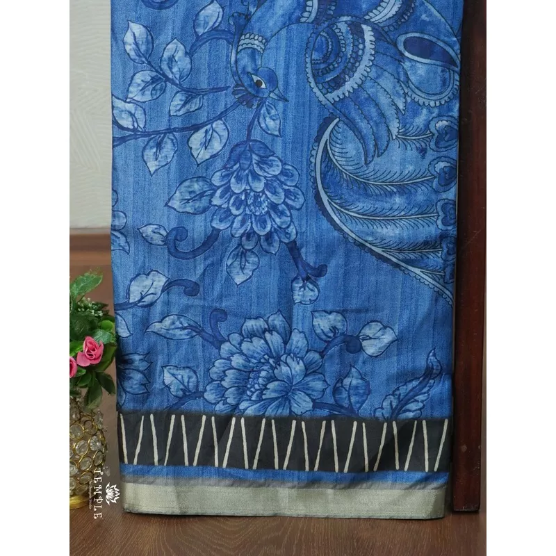 printed-tussar-saree-ttds2627 Printed Tussar Saree | TTDS2627