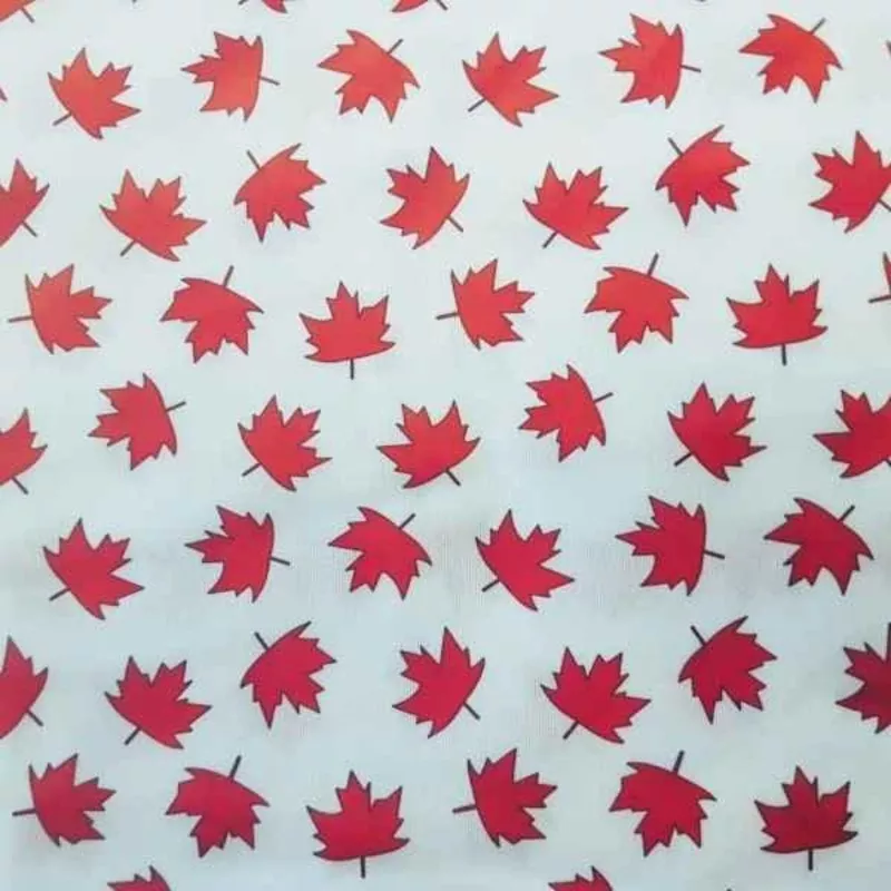 pul-fabric-canada-red-maple-leaf-laminated-waterproof PUL Fabric Canada Red Maple Leaf Laminated Waterproof