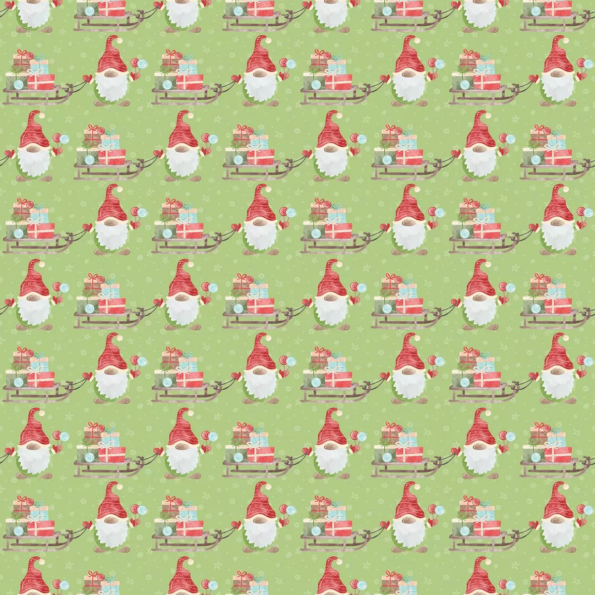 pulling-christmas-sleigh-fabric-green Pulling The Christmas Sleigh Fabric – Green