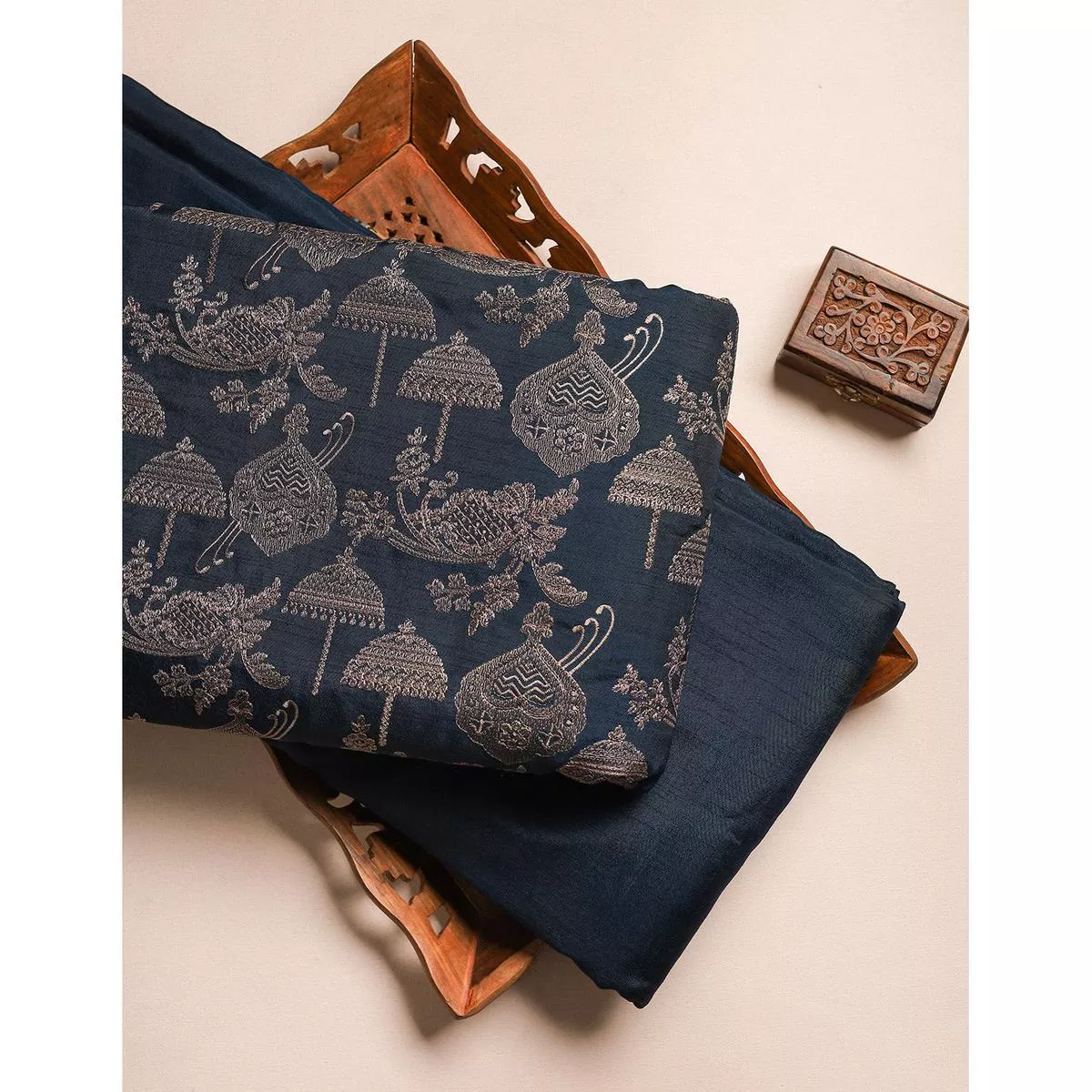 pure-handloom-tussar-embroidered-plain-fabrics PURE HANDLOOM TUSSAR EMBROIDERED & PLAIN FABRICS