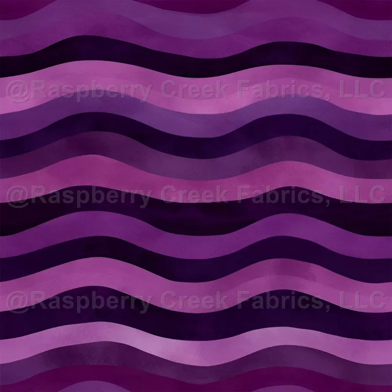 Purple & Black Watercolor Wavy Lines – small