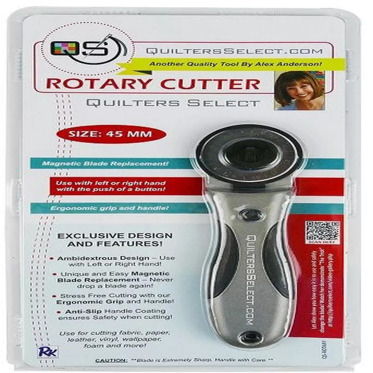 quilters-select-45mm-rotary-cutter Quilters Select 45mm Rotary Cutter