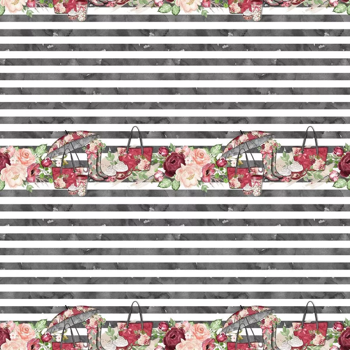 rain-romance-stripes-fabric-black Rain Romance Stripes Fabric – Black