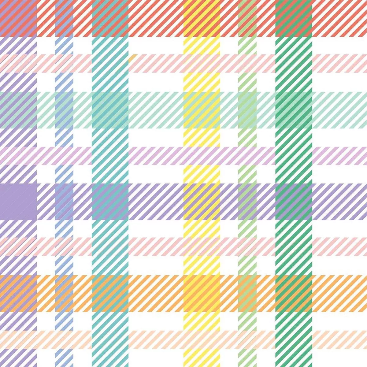 rainbow-plaid-fabric Rainbow Plaid Fabric