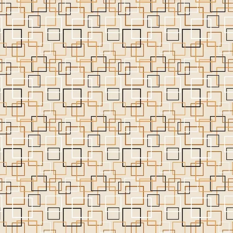 Random Square Abstract Fabric